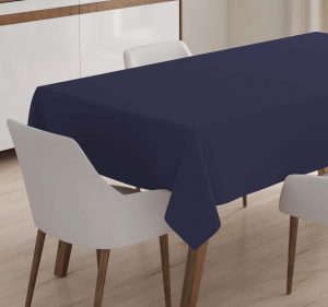 Σκούρο μπλε αδιάβροχο τραπεζομάντηλο online αγορά