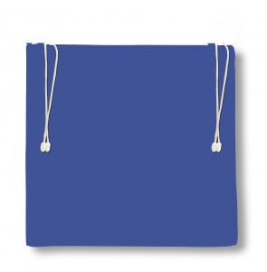 Stuhlkissen in blauer Farbe