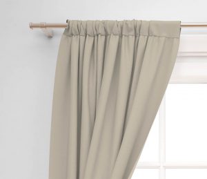 Tischdecke – kariert in Knochenfarbe