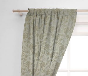 Fertiger Bolonia-Jacquard-Vorhang 140 x 260 mit Falten 