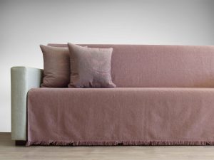 Einfarbiges Überwurf-Set Sofi pink