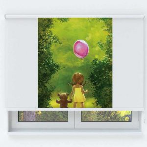 Κοριτσάκι αρκουδος ροζ μπαλόνι