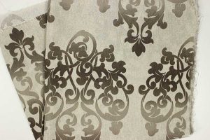 Δωρεάν Καραβόπανο Damask καφέ 0