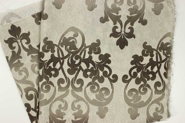 Δωρεάν Καραβόπανο Damask καφέ 0