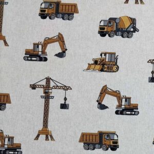 Σκαπτικά Μηχανήματα σε Δράση Ύφασμα