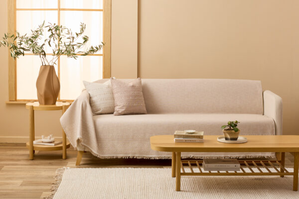 Καλύμματα Καναπέ - - Ριχτάρι Cono Beige 01-3385-02