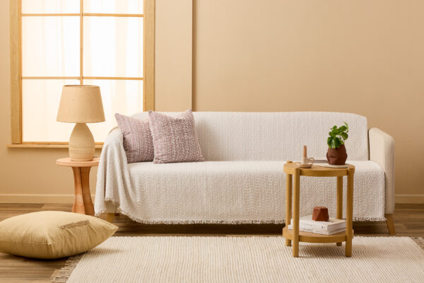 Καλύμματα Καναπέ - - Ριχτάρι Curly Sand 01-3634-40