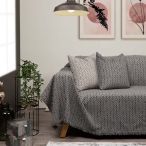 Καλύμματα Καναπέ - - Ριχτάρι Fyllo Grey 02-3333-06
