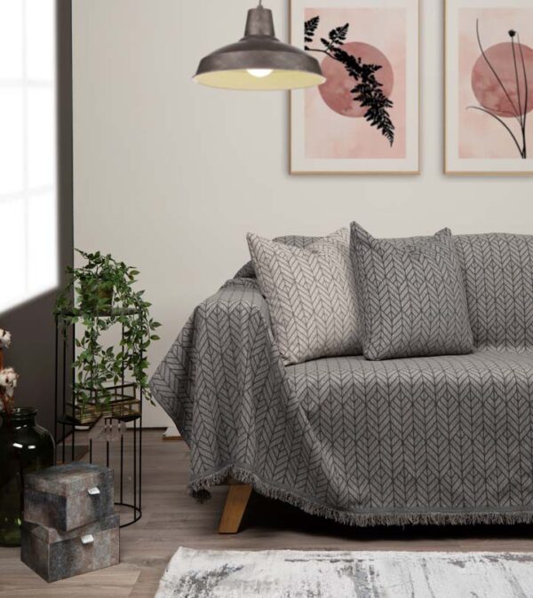 Καλύμματα Καναπέ - - Ριχτάρι Fyllo Grey 02-3333-06