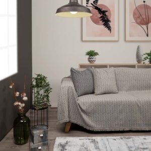 Καλύμματα Καναπέ - - Ριχτάρι Fyllo L. Grey 02-3333-05
