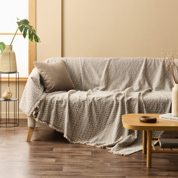 Καλύμματα Καναπέ - - Ριχτάρι Nolla Beige 02-3664-02