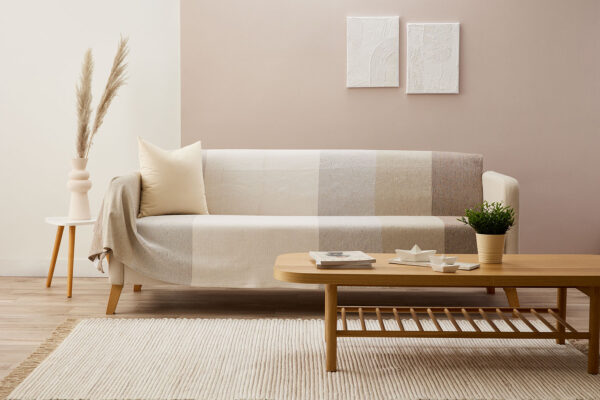 Καλύμματα Καναπέ - - Ριχτάρι Zavia Beige 2904/1-02