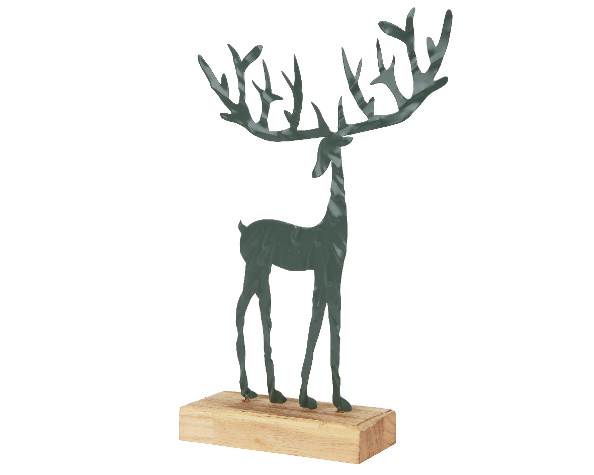 ΜΕΤΑΛΛΙΚΟΣ ΤΑΡΑΝΔΟΣ ΜΕ ΒΑΣΗ DARK GREEN 5 x 15 x 23