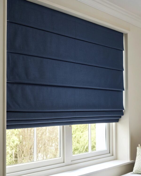Ρόλερ Σκίασης Blackout Navy Blue Μονόχρωμο