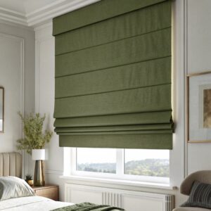 Ρόμαν Blackout Μονοχρωμο Olive Green Προσαρμοσμένης Κατασκευής