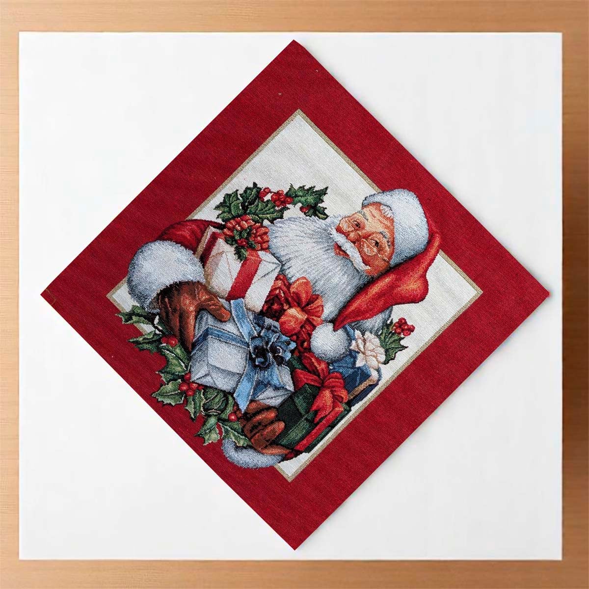 Χριστουγεννιάτικο Πετσετάκι 44x44 Cotone | Santa Square