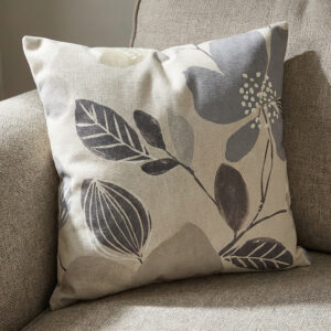 διακοσμητικες θηκες-28066-1-Φλοράλ-Βαμβακερο-Γκρί