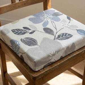 εμπριμε μαξιλαρια καρεκλας-28066-2-Φλοράλ-Βαμβακερο-Γκρί